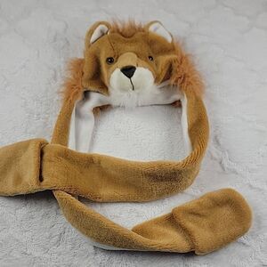 ‎Lion Hat, Mittens and Scarf Combo